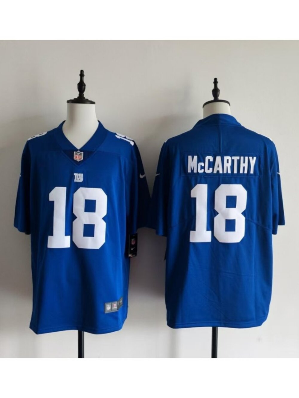 J J McCarthy Stitched Blue Jersey Vapor